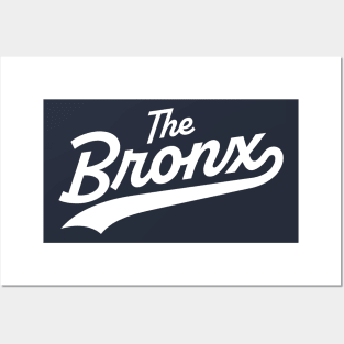 New York 'The Bronx' Pinstripe Baseball Script Fan T-Shirt: Show Off Your NY Pride with a Classic Bronx Twist! T-Shirt Posters and Art